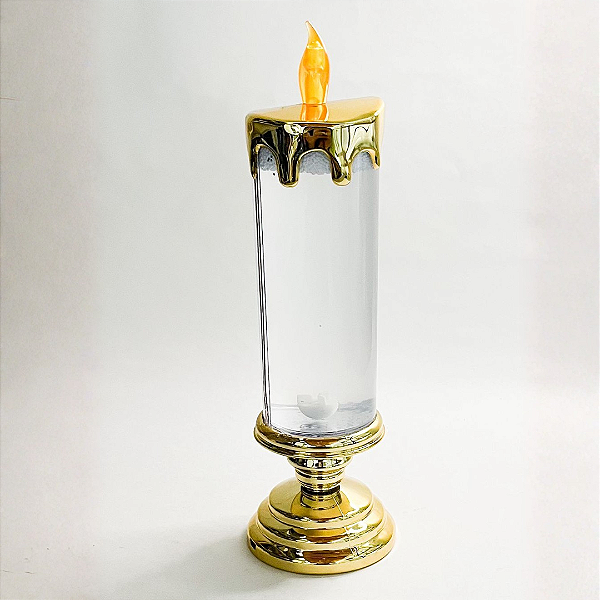 Luminária Vela Grande USB - 26cm X 8cm (Multicolor)