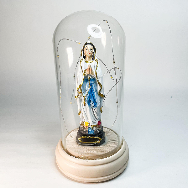Luminária Nossa Sra. de Lourdes - 20cm X 10cm
