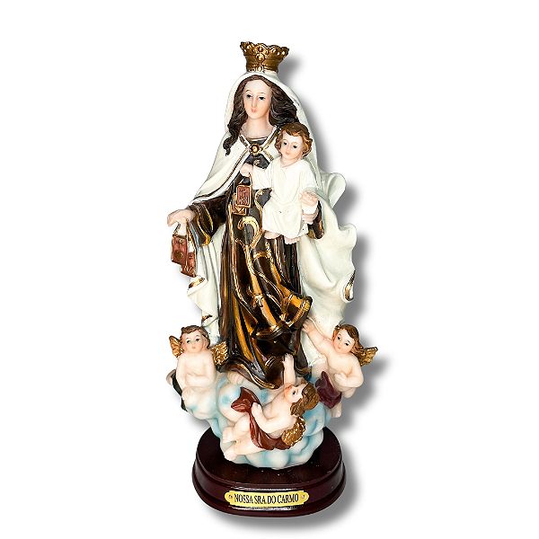 Imagem em Resina de Nossa Senhora do Carmo - 21cm