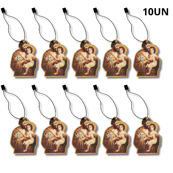 Kit 10 Aromatizante de São José - Aroma Chiclete - Atacado