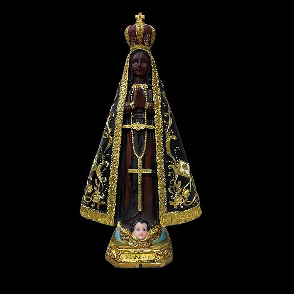 Imagem Nossa Senhora Aparecida 32 cm resina