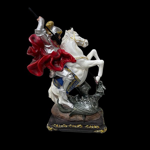 Imagem São Jorge resina  33 cm