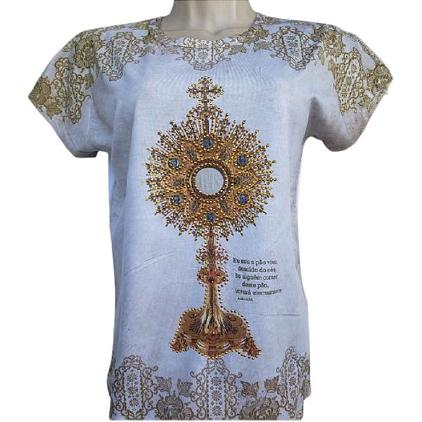 Camiseta Sagrado Sacramente - Baby look