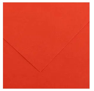 CANSON VIVALDI VERMELHO 50X65 180G