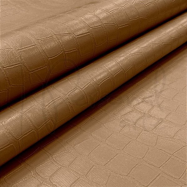 Sintetico Croco Charme - Caramelo