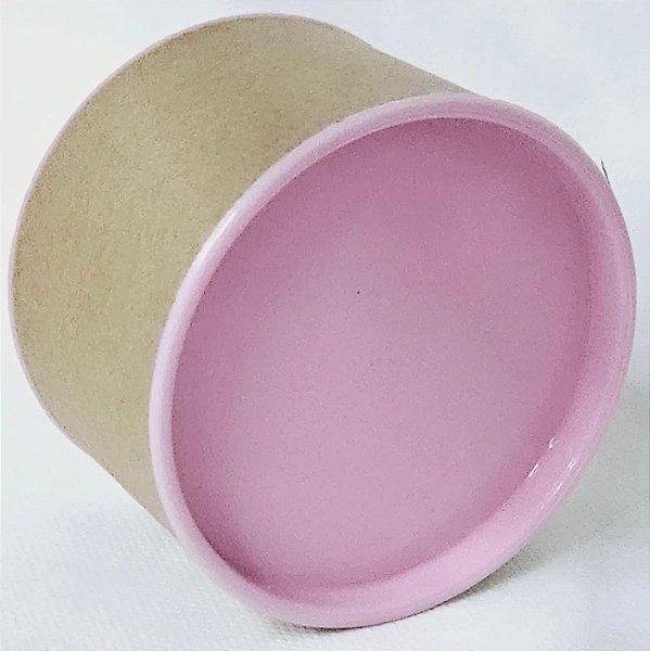 TUBO LATA PLASTICO 08 X 05 - ROSA BEBÊ