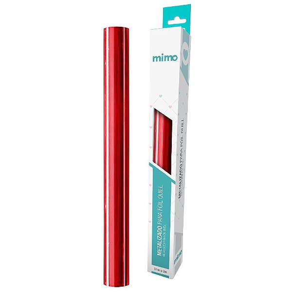 Foil Vermelho - Mimo - 31cm X 3m