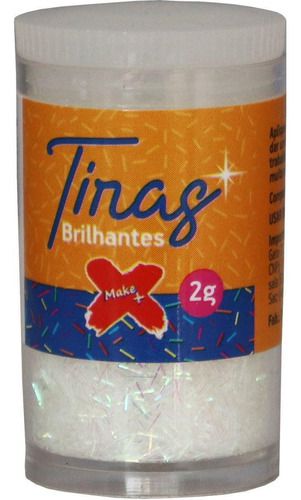 TIRAS DE GLITTER POT 2 GR -BRANCO