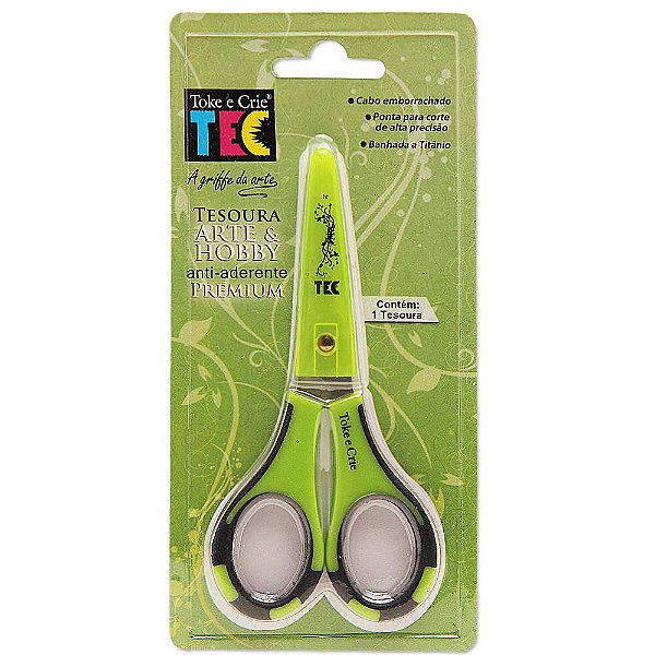 TESOURA ARTE & HOBBY ANTIADERENTE PREMIUM