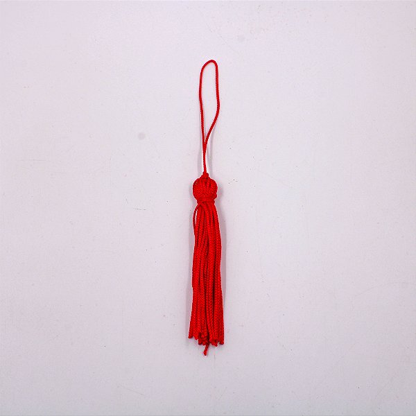 TASSEL SIMPLES 70MM COM 5 UND - VERMELHO 145