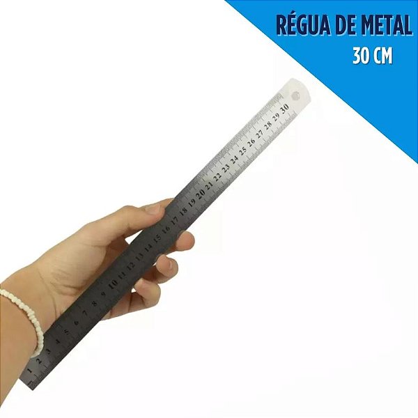 RÉGUA DE AÇO 30CM - NYBC
