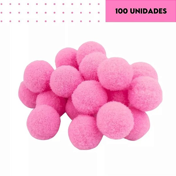 POMPOM POLIESTER 14mm - CHICLETE 140 - 100 und