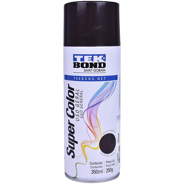 TEKBOND TINTA SPRAY USO GERAL MARROM 350ML