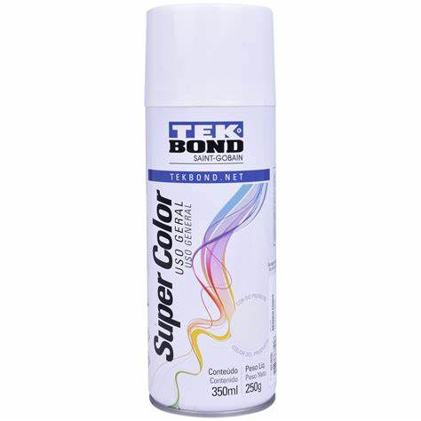 TEKBOND TINTA SPRAY USO GERAL BRANCO FOSCO 350ML