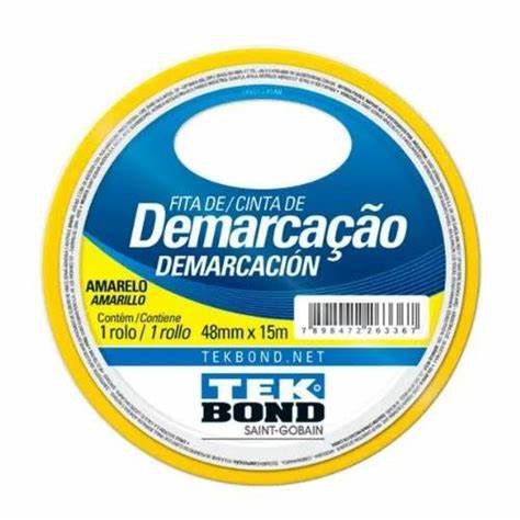TEKBOND FITA DEMARCA SOLO 48MMX15MT AMARELA