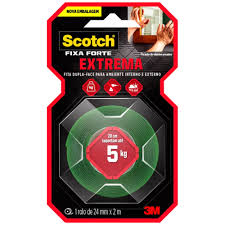 FITA DUPLA FACE 3M EXTREME 5KG 25MMX2.0M*