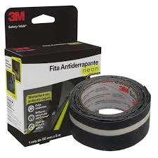 FITA ANTI DERRAPANTE 3M 50MMX5M PRETA C/NEON