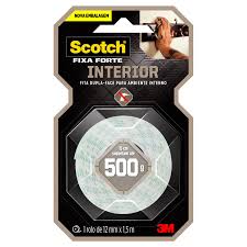 FITA DUPLA FACE 3M 12MMX1.5MT INTERNA