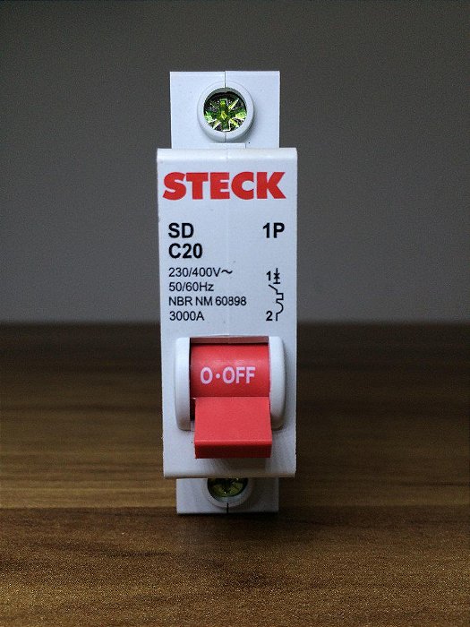 STECK DISJ.DIN A UNIPOLAR C-020 AMP