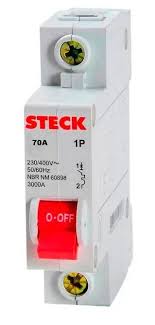 STECK DISJ.DIN A UNIPOLAR C-070 AMP