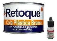 RETOQUE MASSA PLASTICA BRANCA 400G