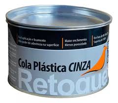 RETOQUE MASSA PLASTICA CINZA 400G