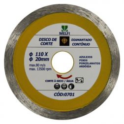 MELFI DISCO DIAMANTADO CONTINUO 110 X 20MM