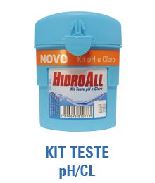 HIDROALL KIT TESTE PH/CL2*
