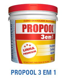 HIDROALL PROPOOL CLORO GRANULADO 3EM1 10KG