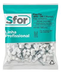 SFOR FIXA FIO E 18/20 BRANCO C/100