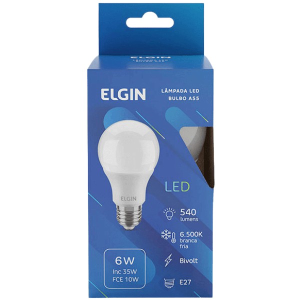 ELGIN LAMP.LED BULBO 06W BIV.