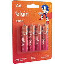 ELGIN PILHA ZINCO AA C/4 - R06