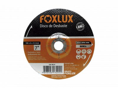 FAMASTIL DISCO DESBASTE FERRO/INOX 9" X 22.2MM