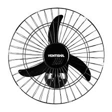 VENTISOL VENTILADOR PAREDE B 60CM PREMIUM PRETO BIVOLT
