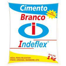 CIMENTO BRANCO 1KG INDEFLEX