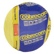 COBRECOM FIO CABINHO FLEXIVEL 2.5MM AMARELO