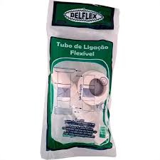 DELFLEX TUBO LIGACAO SANFONADO BRANCO C/SPUD