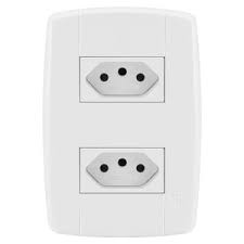 ILUMI CONJUNTO LEV 2 TOMADAS 10A 250V (87120)