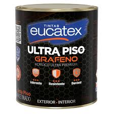 EUCATEX TINTA ULTRA PREMIUM GRAFENO PISO PRETO 1/4LT