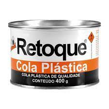 RETOQUE MASSA PLASTICA PRETA 400G