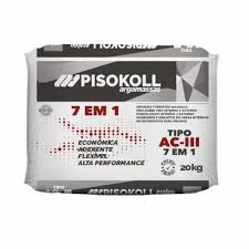 ARGAMASSA PISOKOLL POLIVALENTE 7X1 CINZA 20KG