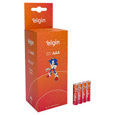 ELGIN PILHA ZINCO AA TUBO C/40UN