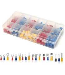LUATEK KIT TERMINAIS PRE ISOLADOS DIVERSOS DE 0.5MM A 6.0MM 295PCS LWJ-1984