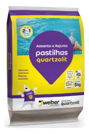 ARGAMASSA QUARTZOLIT P/PASTILHAS INTERNO E EXTERNO 5KG