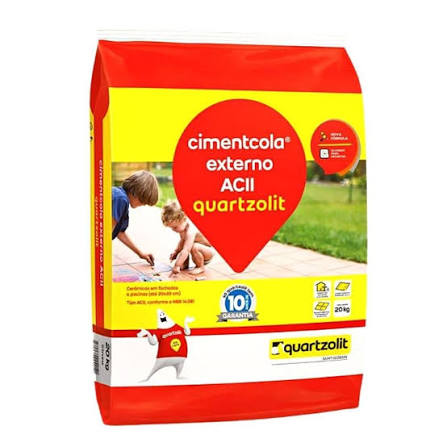 ARGAMASSA QUARTZOLITACII EXTERNO CINZA 20KG