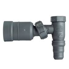 BLUKIT ADAPTADOR ARTICULADO 45° CINZA C/RETENCAO P/MAQUINA LAVAR ROUPA E LOUCA