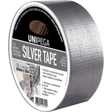 UNIPEGA SILVER TAPE PRATA 45MMX05M*