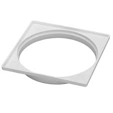 PORTA GRELHA PLASTICA BRANCA QUADRADA 100MM