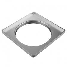 PORTA GRELHA PLASTICA CROMADA QUADRADA 100MM