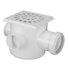 CAIXA SIFONADA BRANCA 100 QUADRADA